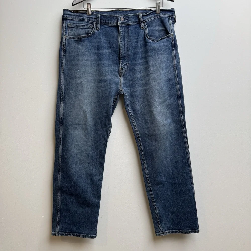 Levi's Workwear Fit‎ Men's Jeans 40x30 Straight Leg Blue Denim Workwear Pants